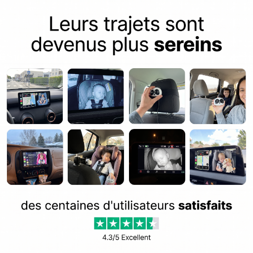 Wireless CarPlay Baby Monitor Camera