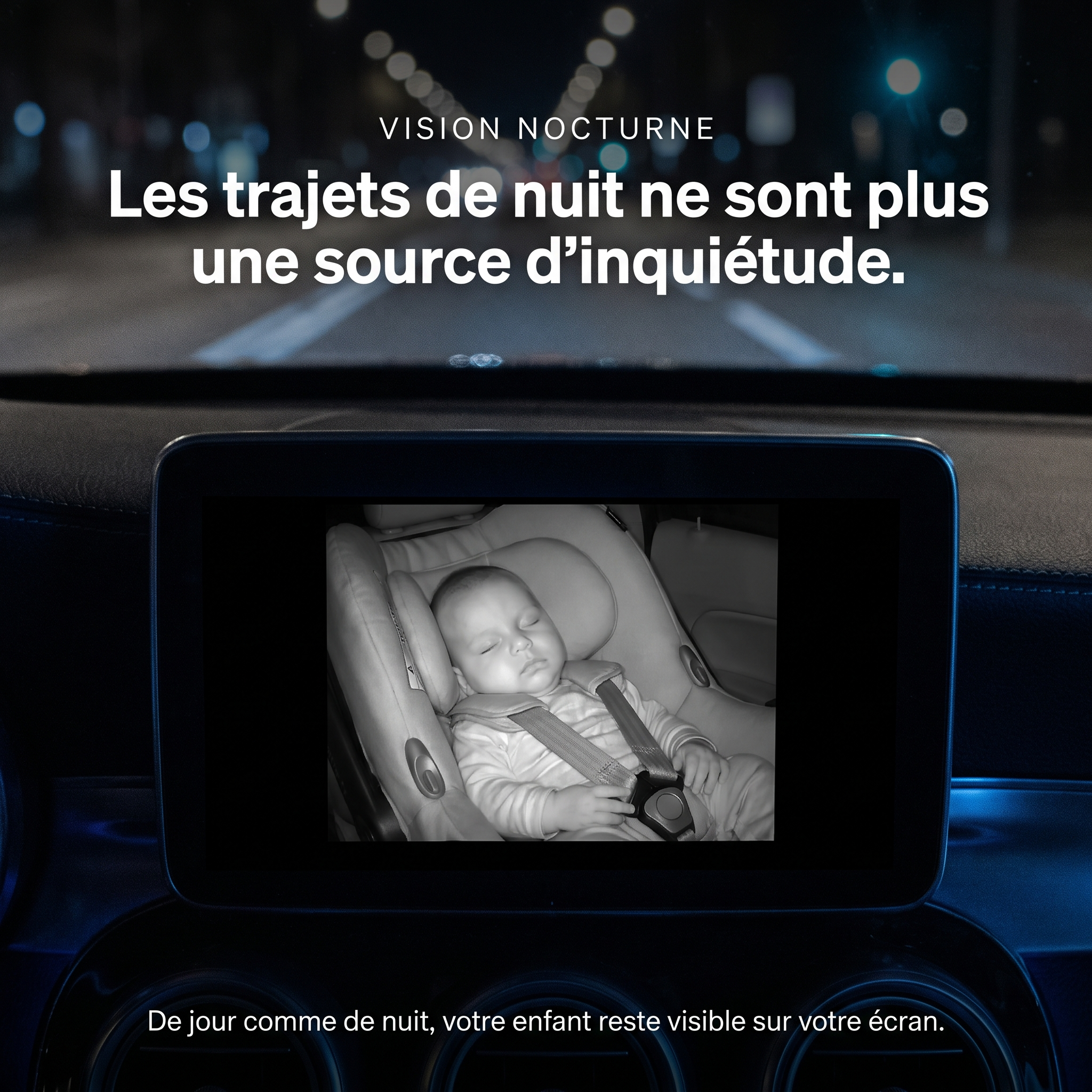 Wireless CarPlay Baby Monitor Camera