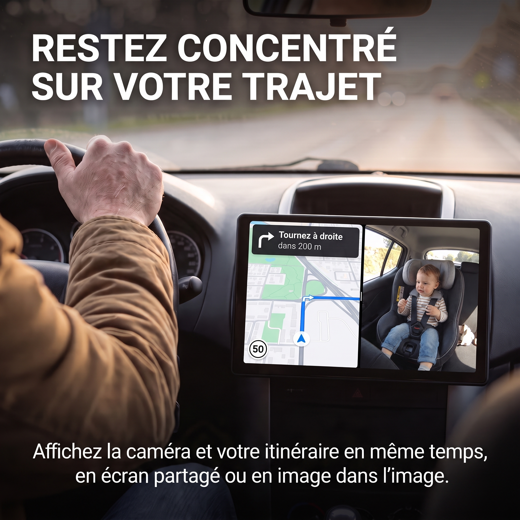 Wireless CarPlay Baby Monitor Camera