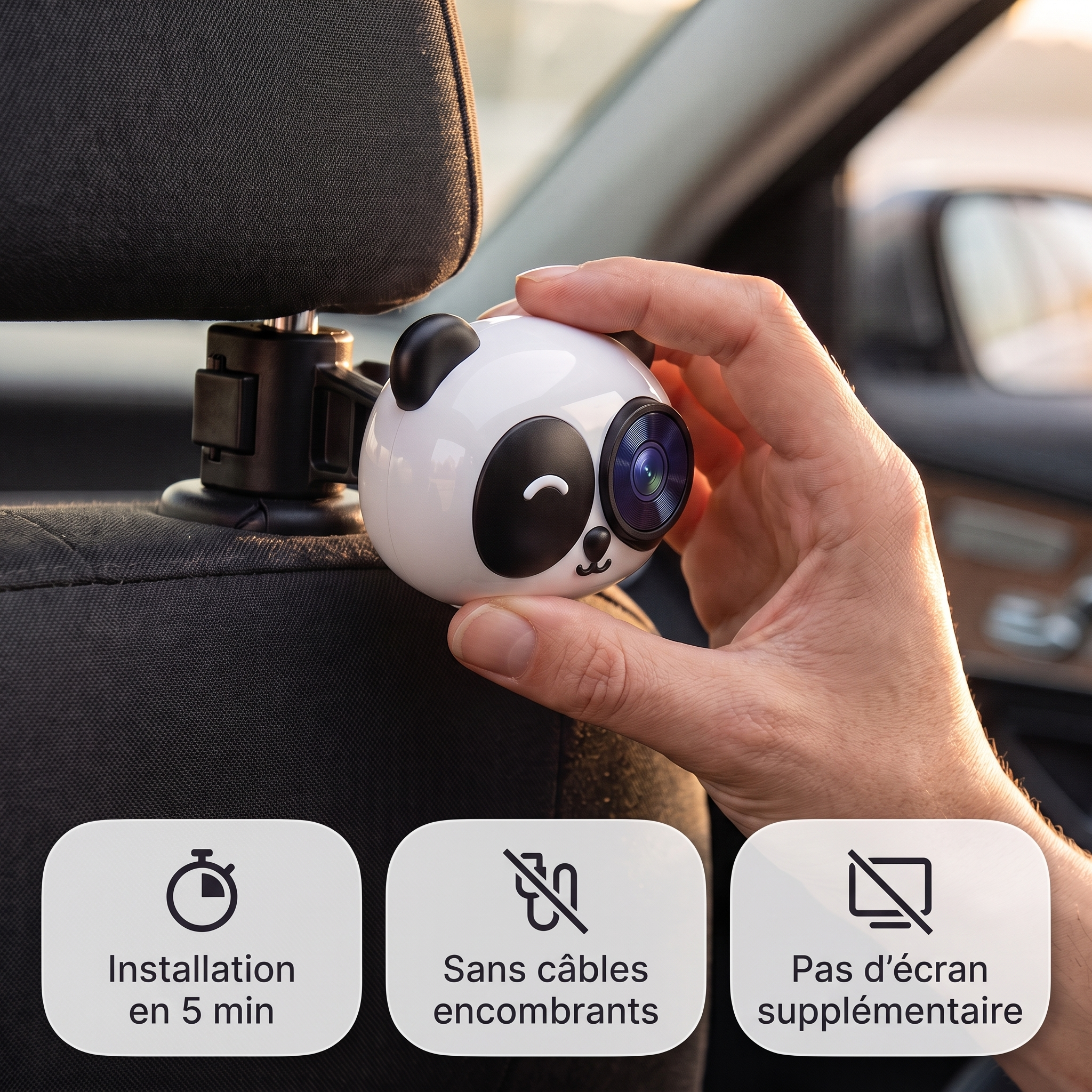 Wireless CarPlay Baby Monitor Camera